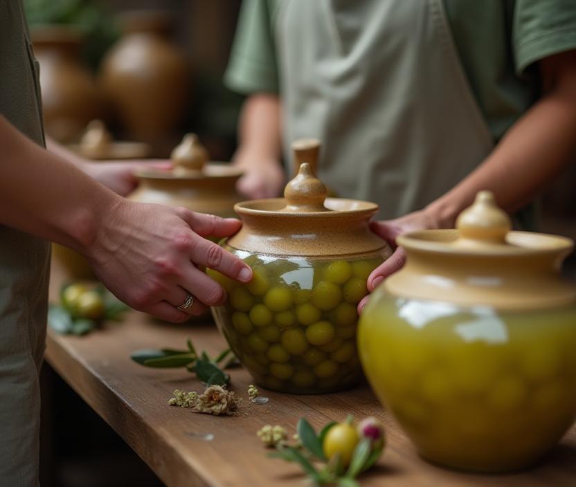 Equipo elaborando cosméticos artesanales